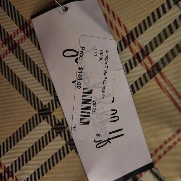 JOSEPH RIBKOFF Top Tank Tunic Layered Split Front 162804 NEW New with Tags Sz 8 - Picture 8 of 12